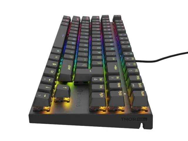 Genesis Thor 303 TKL RGB Negro Outemu Brown Teclado Mecánico Hot Swap QWERTY