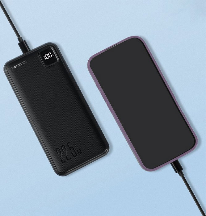 FOREVER Forever power bank TB-300M 10000 mAh 22,5W negro