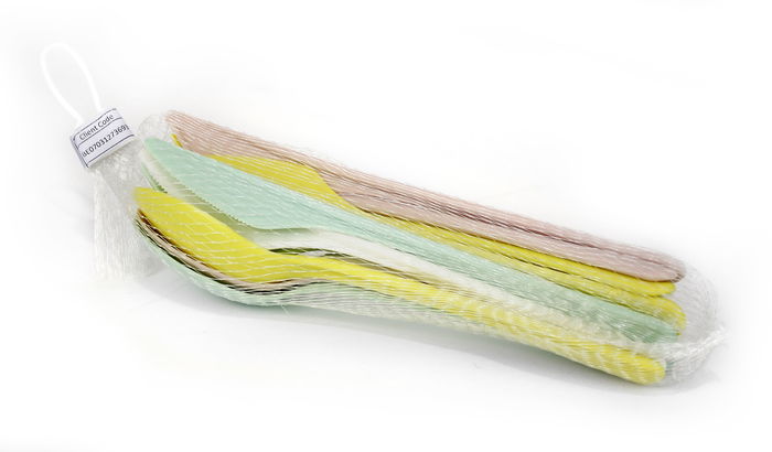 Dem Set 12 Cubiertos PP Pastel 26 cm Largo x 7 cm Ancho x 4 cm Alto (24 Unidades)