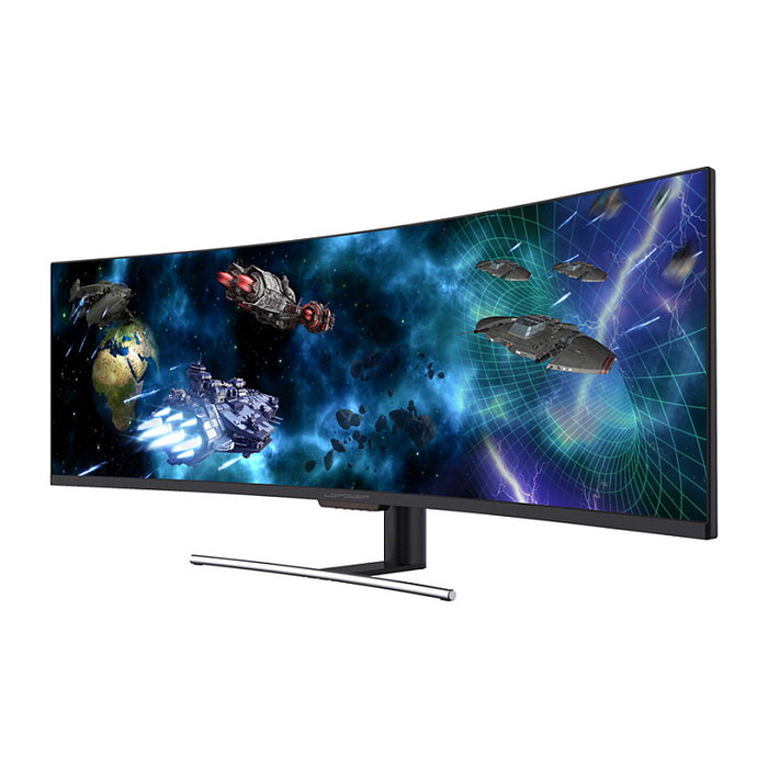 LC-Power LC-M49-DFHD-144-C-Q Monitor Curvo 49 pulgadas DFHD QLED VA Black LC-Power LC-M49-DFHD-144-C-Q Monitor Curvo 49 pulgadas DFHD QLED VA Black