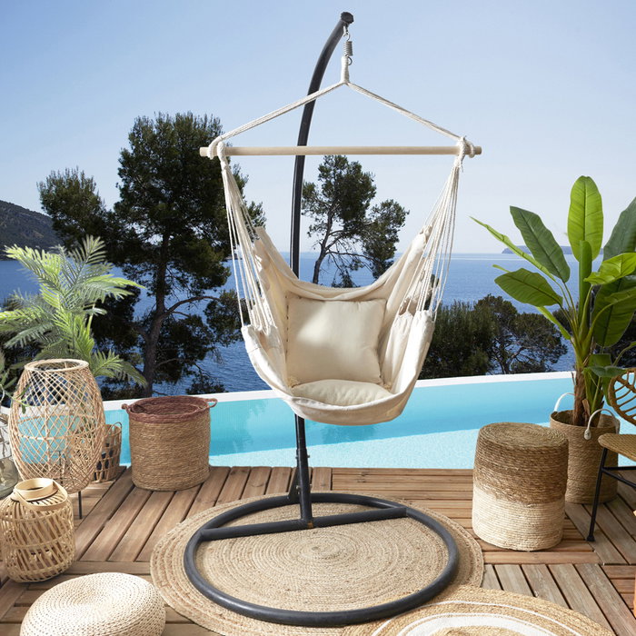 Home Deco Factory Silla Balancín Colgante Mirage 98x50x125 cm