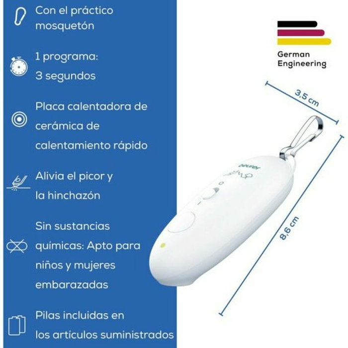 Beurer BR-10 Aparato contra picaduras de mosquitos Blanco