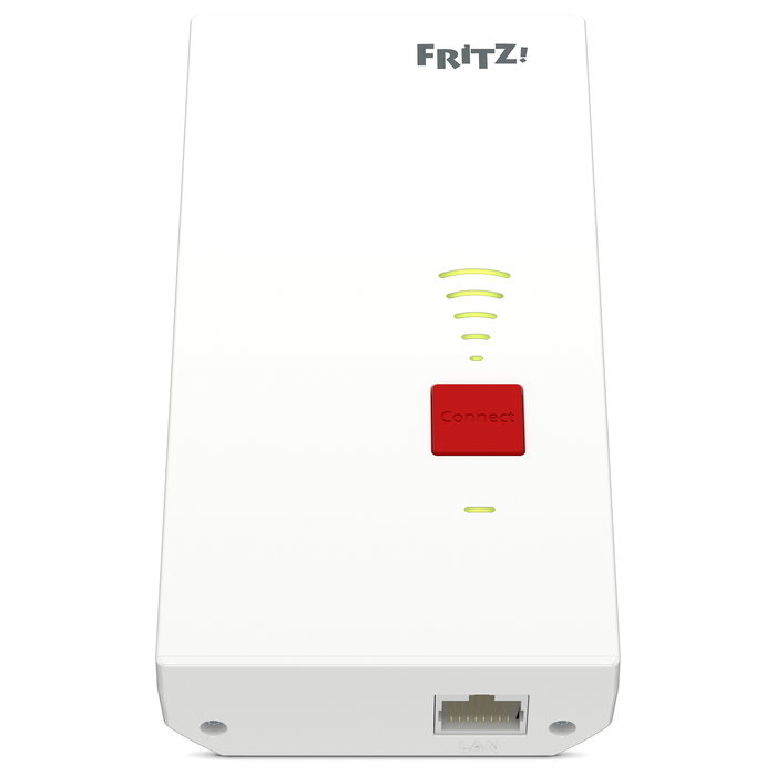 FRITZ! Repeater 2400 Repetidor WiFi AC Dual Band 1733 Mbps Gigabit Ethernet WLAN Blanco