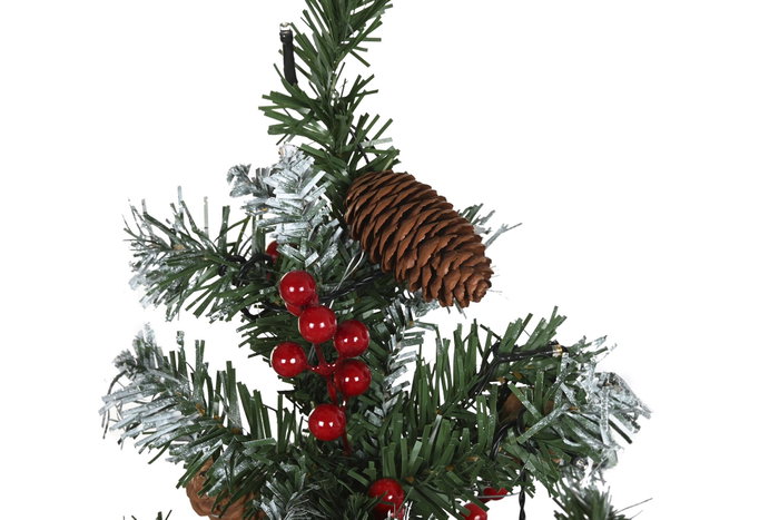 DKD Home Decor Árbol de Navidad Verde con 170 LED, 70x70x150 cm DKD Home Decor Árbol de Navidad Verde con 170 LED, 70x70x150 cm
