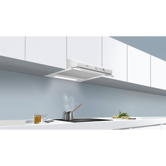 Siemens LU62LFA21 Campana Extractora de Cocina Telescópica Blanco