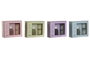 DKD Home Decor Set de 3 Mikado en Cristal 100 ml