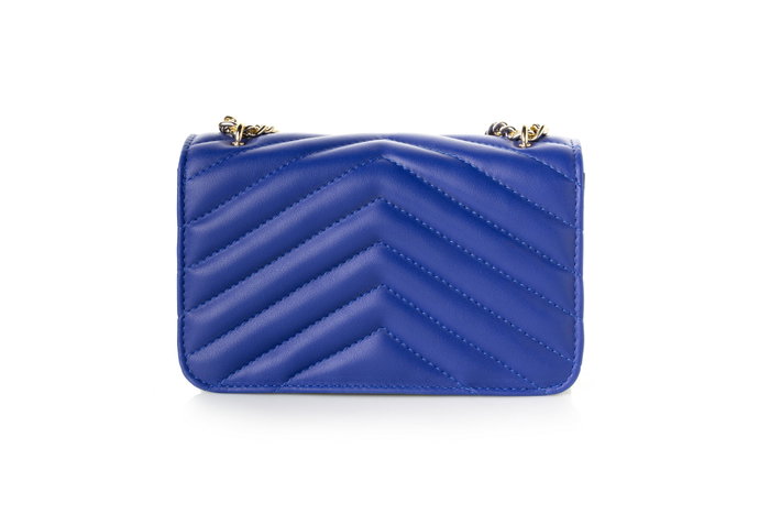 Vince Camuto Bolso Bandolera Sax Blue Piel de Polivinilo