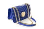 Vince Camuto Bolso Bandolera Sax Blue Piel de Polivinilo
