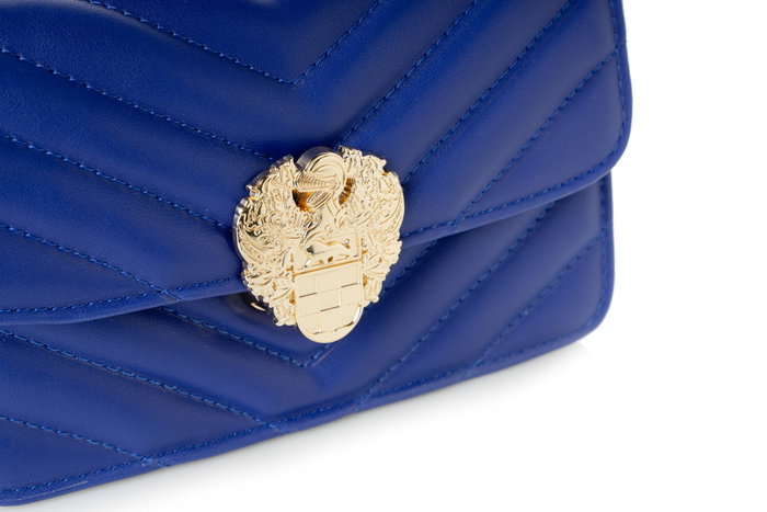 Vince Camuto Bolso Bandolera Sax Blue Piel de Polivinilo