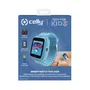 Celly Kidswatch Reloj Inteligente para Niños con GPS, Llamadas, Cámara, SIM, 1.54" Pantalla Color, 4 Días Batería, IP67, App SeTracker2, Color Azul
