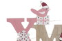 DKD Home Decor Decoración Luminosa MDF Multicolor 26x5x13 cm (Surtido de 2)