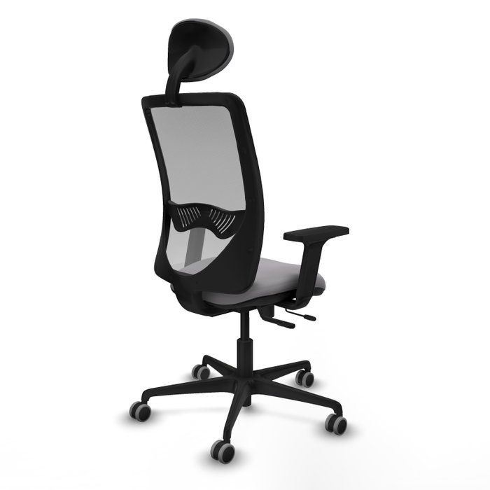 PIQUERAS Y CRESPO Silla de oficina Zulema Gris con mecanismo Sincro/Traslack