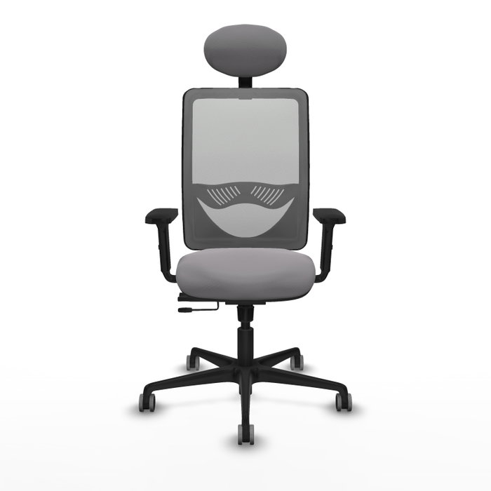 PIQUERAS Y CRESPO Silla de oficina Zulema Gris con mecanismo Sincro/Traslack