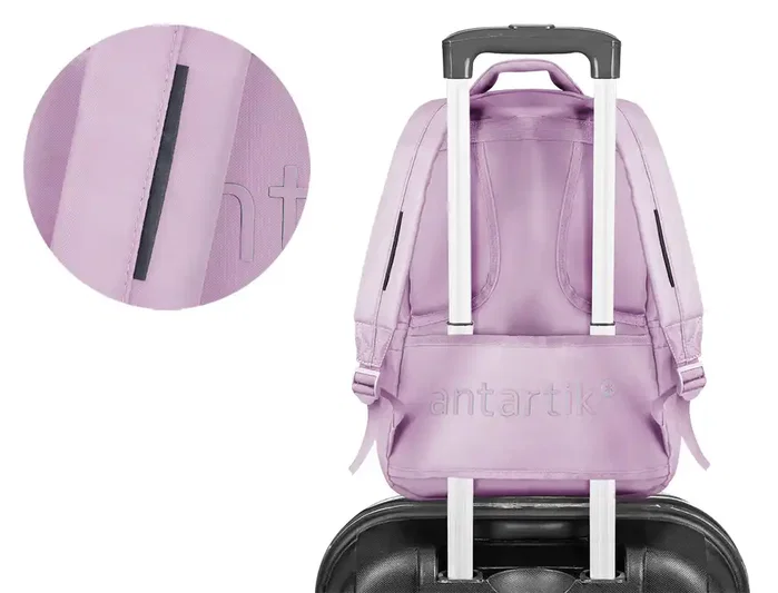 Antartik Mochila Fusion Flex Multibolsillo Morado 19l