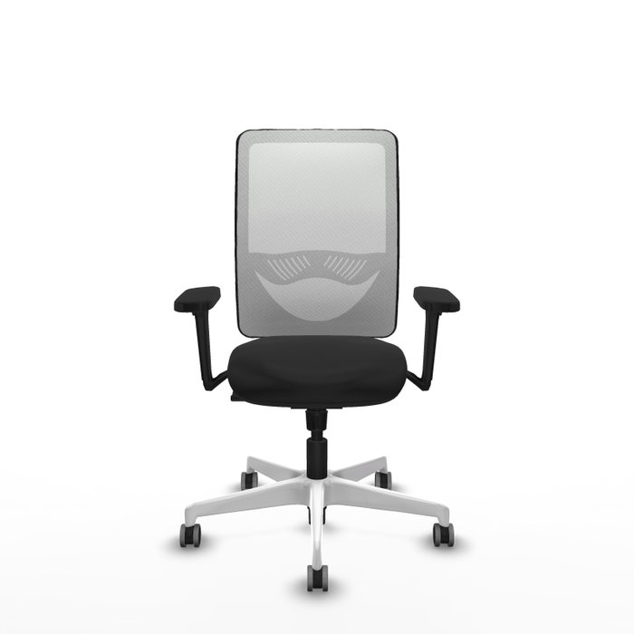 PIQUERAS Y CRESPO Silla de oficina Zulema con mecanismo Sincro, Brazos 3D y Malla Blanca PIQUERAS Y CRESPO Silla de oficina Zulema con mecanismo Sincro, Brazos 3D y Malla Blanca