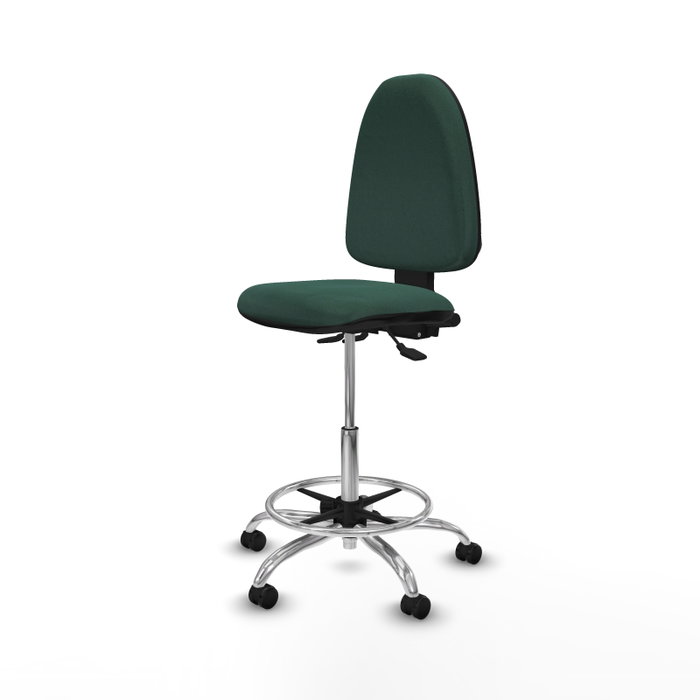 PIQUERAS Y CRESPO Taburete Aýna con Mecanismo Asincro Verde Botella PIQUERAS Y CRESPO Taburete Aýna con Mecanismo Asincro Verde Botella