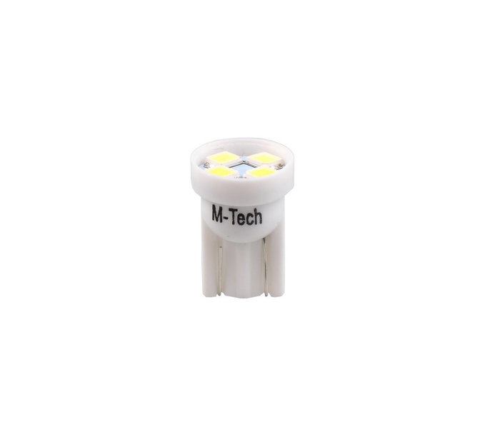 M-Tech Blíster 2X LED L917W - W5W 4XSMD3528 24V Blanco