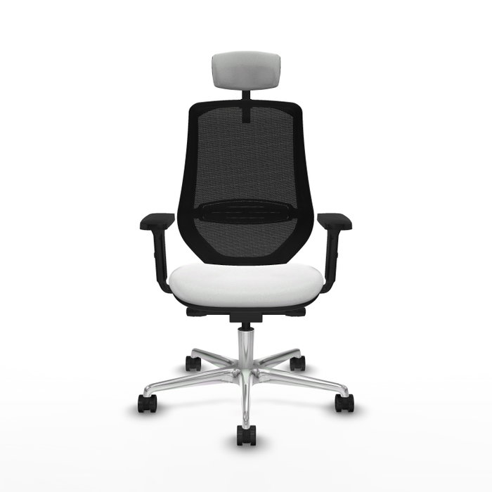 PIQUERAS Y CRESPO Silla de oficina Mardos con mecanismo Sincro/Traslack, Blanco/Negro PIQUERAS Y CRESPO Silla de oficina Mardos con mecanismo Sincro/Traslack, Blanco/Negro