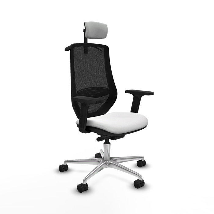PIQUERAS Y CRESPO Silla de oficina Mardos con mecanismo Sincro/Traslack, Blanco/Negro PIQUERAS Y CRESPO Silla de oficina Mardos con mecanismo Sincro/Traslack, Blanco/Negro