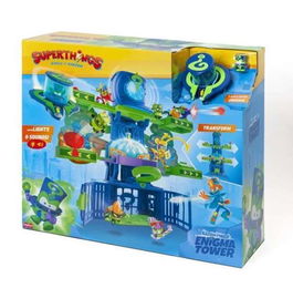 Superthings Torre Kazoom Power Enigma PSTSP112IN150 con Disparador y Aeronave +3 Años