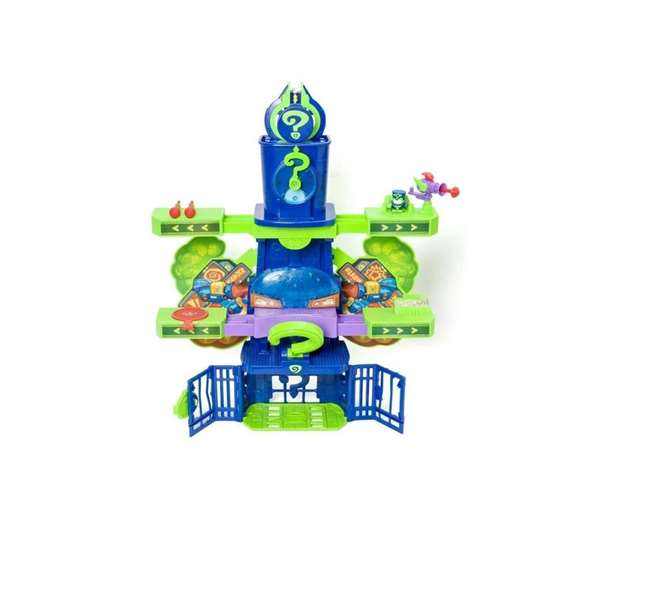 Magic Box Torre Enigma Kazoom Power Battle con Luces y Sonidos, Incluye Enigma Exclusivo, Aeronave, Disparador y 3 Proyectiles