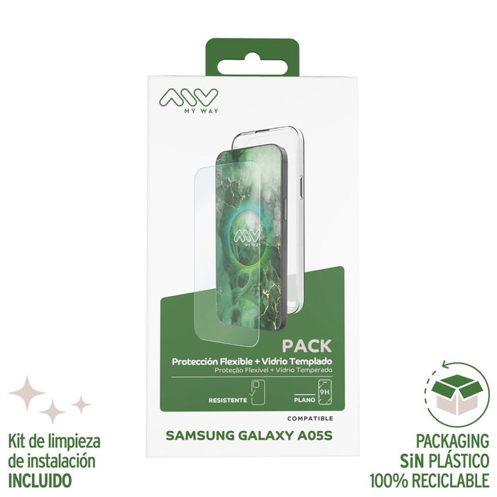 Funda y Protector para Móvil Myway Galaxy A05S Samsung Galaxy A03S Funda y Protector para Móvil Myway Galaxy A05S Samsung Galaxy A03S