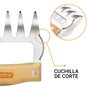 Algon Bbq Set de 2 Desmenuzadores de Carne BBQ Wood