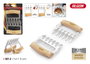 Algon Bbq Set de 2 Desmenuzadores de Carne BBQ Wood