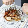 Algon Bbq Set de 2 Desmenuzadores de Carne BBQ Wood