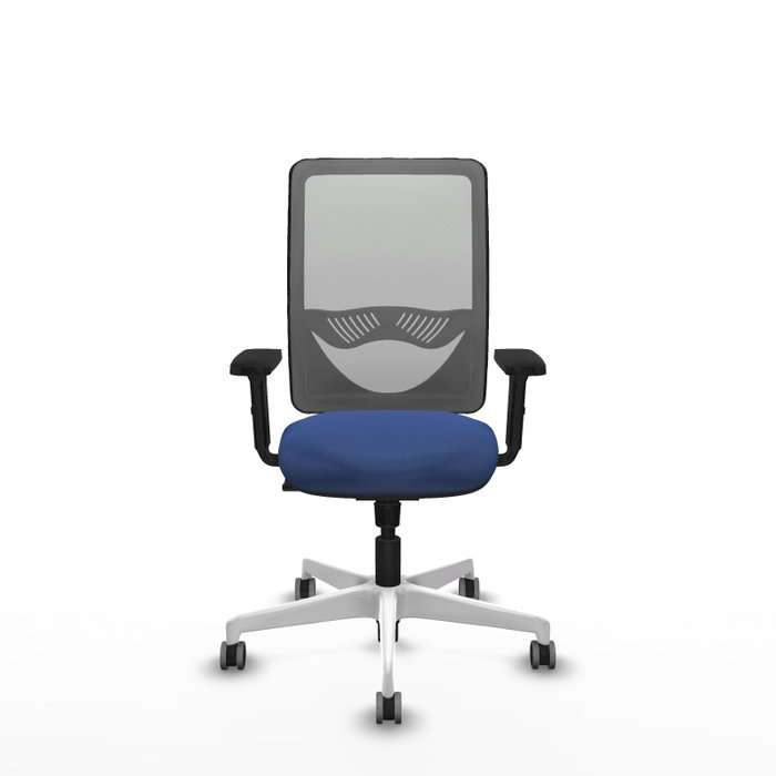 PIQUERAS Y CRESPO Silla de oficina Zulema con mecanismo Sincro, Azul marino y Gris PIQUERAS Y CRESPO Silla de oficina Zulema con mecanismo Sincro, Azul marino y Gris