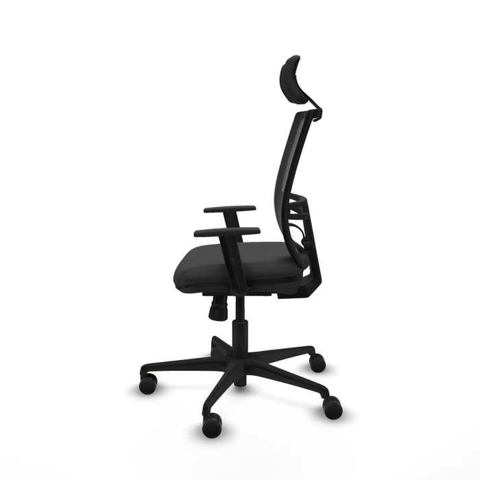PIQUERAS Y CRESPO Silla de oficina Yunquera con mecanismo Sincro, Gris oscuro y Negro PIQUERAS Y CRESPO Silla de oficina Yunquera con mecanismo Sincro, Gris oscuro y Negro