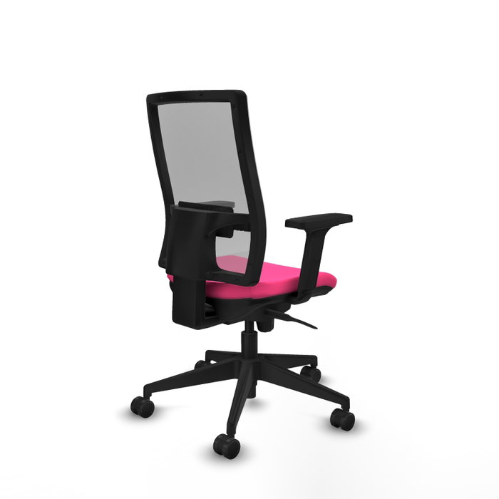 PIQUERAS Y CRESPO Silla de oficina Horna Rosa y Gris PIQUERAS Y CRESPO Silla de oficina Horna Rosa y Gris