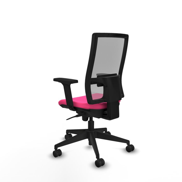 PIQUERAS Y CRESPO Silla de oficina Horna Rosa y Gris PIQUERAS Y CRESPO Silla de oficina Horna Rosa y Gris