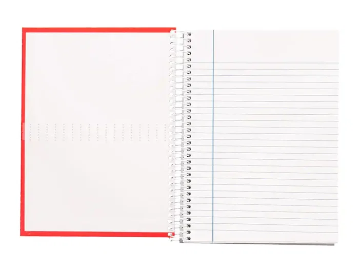 Liderpapel Cuaderno espiral A4 crafty tapa forrada 80 hojas 90gr rayado horizontal con margen colores surtidos