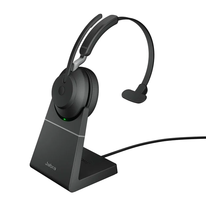 Jabra Evolve2 65 Mono UC con Ladestation y Link 380a - Negro