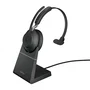 Jabra Evolve2 65 Mono UC con Base de Carga y Link 380a, Negro