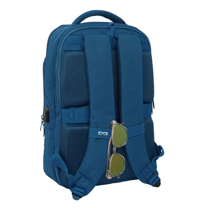 Safta Mochila doble para portátil 15,6 pulgadas con USB y tablet Harper & neyer