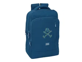 Safta Mochila doble para portátil 15,6 pulg con USB y tablet Harper & neyer