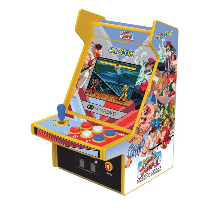 Super Street Fighter II Consola portátil de juegos retro Arcade Micro Player Pro Super Street Fighter II Consola portátil de juegos retro Arcade Micro Player Pro