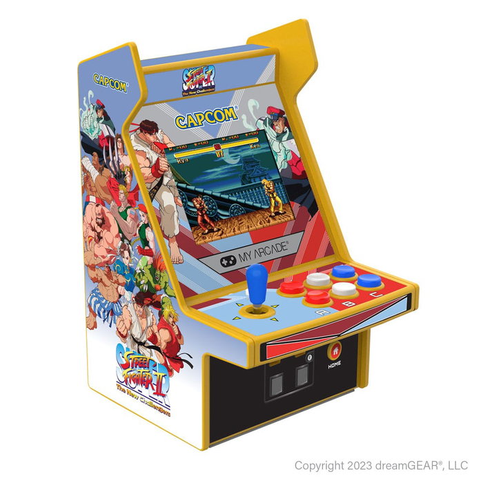 Super Street Fighter II Consola portátil de juegos retro Arcade Micro Player Pro Super Street Fighter II Consola portátil de juegos retro Arcade Micro Player Pro