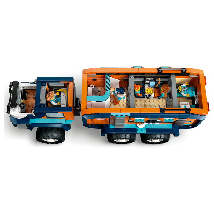 LEGO 60471 City Arktis-Truck mit Labor - Juego de Construcción Laboratorio Científico Móvil Exploradores Árticos, 1064 Piezas, Para 8+ Años