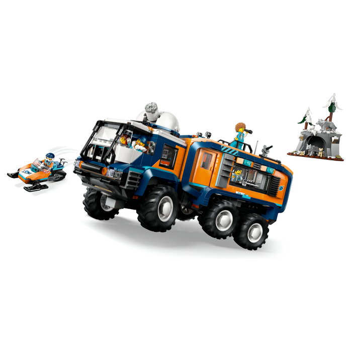 LEGO 60471 City Arktis-Truck mit Labor - Juego de Construcción Laboratorio Científico Móvil Exploradores Árticos, 1064 Piezas, Para 8+ Años