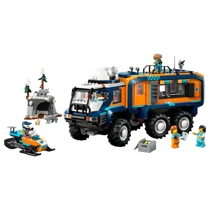 LEGO 60471 City Arktis-Truck mit Labor - Juego de Construcción Laboratorio Científico Móvil Exploradores Árticos, 1064 Piezas, Para 8+ Años
