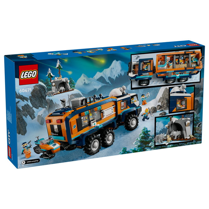 LEGO 60471 City Arktis-Truck mit Labor - Juego de Construcción Laboratorio Científico Móvil Exploradores Árticos, 1064 Piezas, Para 8+ Años