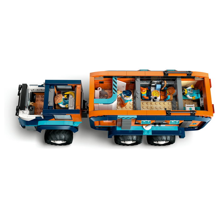 LEGO 60471 City Arktis-Truck mit Labor - Juego de Construcción Laboratorio Científico Móvil Exploradores Árticos, 1064 Piezas, Para 8+ Años