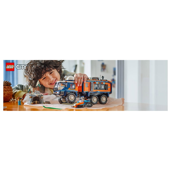 LEGO 60471 City Arktis-Truck mit Labor - Juego de Construcción Laboratorio Científico Móvil Exploradores Árticos, 1064 Piezas, Para 8+ Años