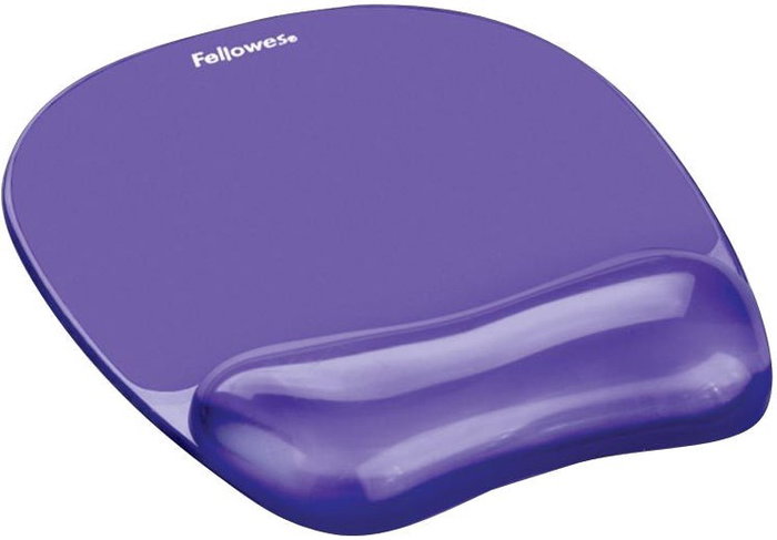 Fellowes Alfombrilla y Reposamuñecas de Gel Violeta Fellowes Alfombrilla y Reposamuñecas de Gel Violeta