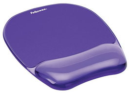 Fellowes Alfombrilla y Reposamuñecas Gel Violeta