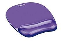 Fellowes Alfombrilla y Reposamuñecas Gel Violeta