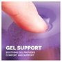 Fellowes Alfombrilla y Reposamuñecas de Gel Crystal Violeta